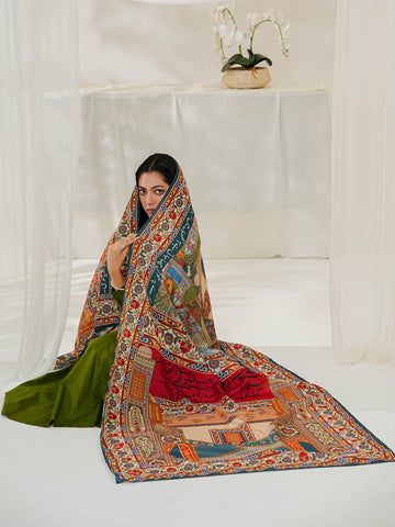 Calligraphed Odhni – Emotions You Can Wear For Women